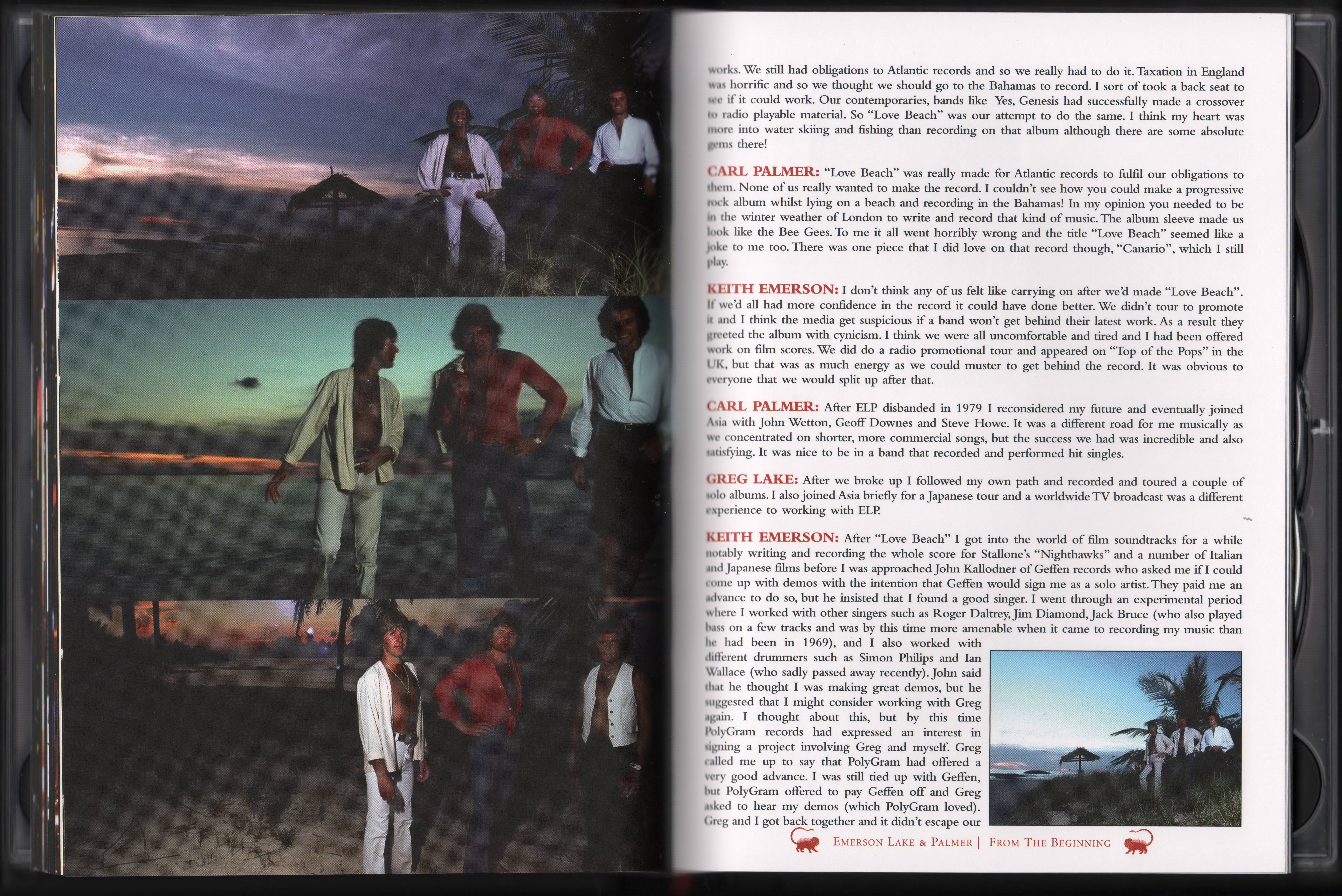 Emerson, Lake and Palmer From the Beginning [Booklet20 aus]